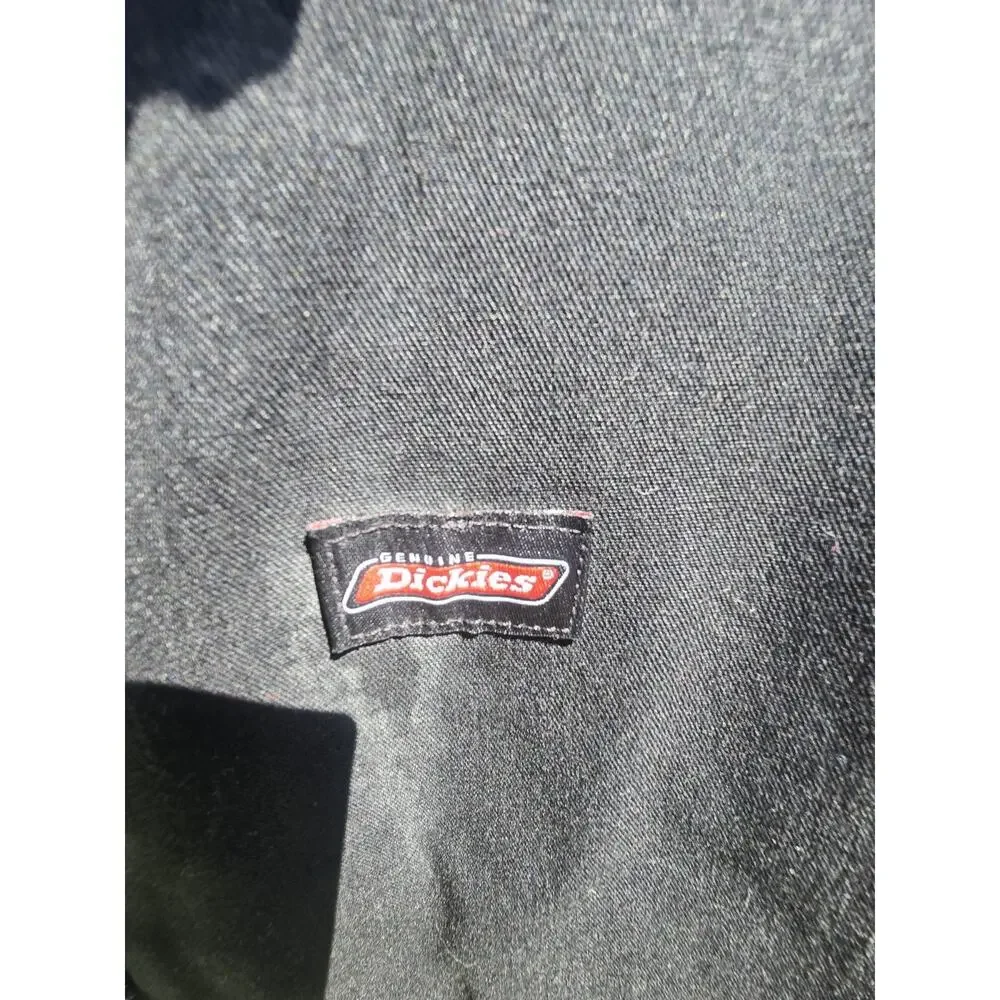 Dickies Mechanics Jacket Mens XL Black Quilted Lined Canvas Coat workwear skate